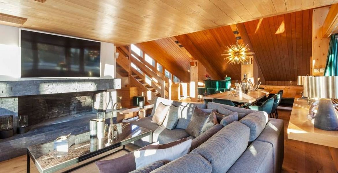 Mountain chalet in village of Maloja St. Moritz