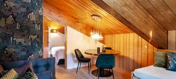 Mountain chalet in village of Maloja St. Moritz