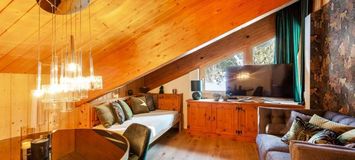 Mountain chalet in village of Maloja St. Moritz