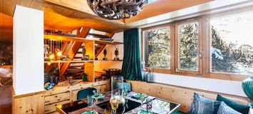 Mountain chalet in village of Maloja St. Moritz