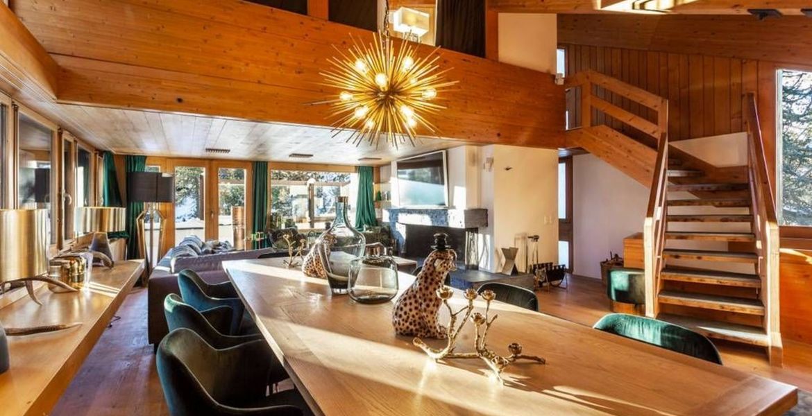 Mountain chalet in village of Maloja St. Moritz