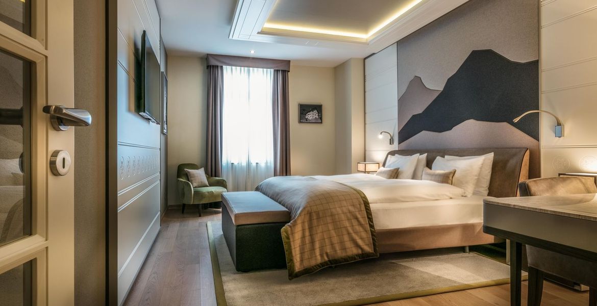 Résidence de deux chambres à la décoration de style alpin