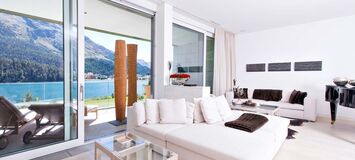 Apartment overlooking the breathtaking lake St. Moritz