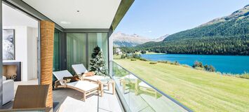 Apartment overlooking the breathtaking lake St. Moritz
