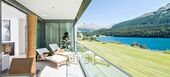 Apartment overlooking the breathtaking lake St. Moritz
