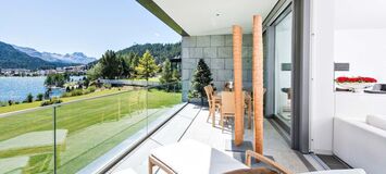 Apartment overlooking the breathtaking lake St. Moritz