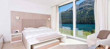 Apartment overlooking the breathtaking lake St. Moritz