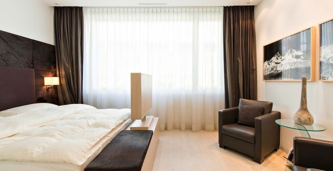 Apartment overlooking the breathtaking lake St. Moritz