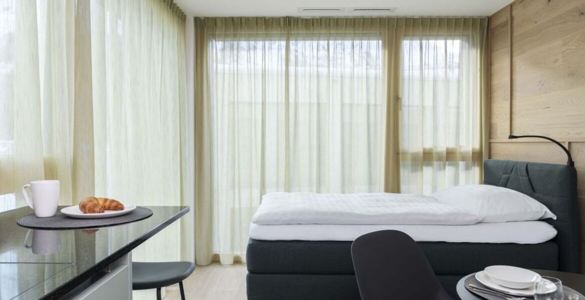 Studio-appartement à louer à St. Moritz