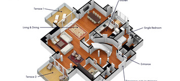 Penthouse for rent in St. Moritz
