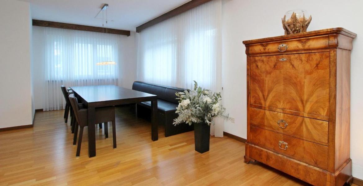 Outstanding holiday apartment for rent in St. Moritz Dorf