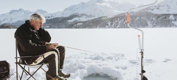 Pesca de invierno en St. Moritz