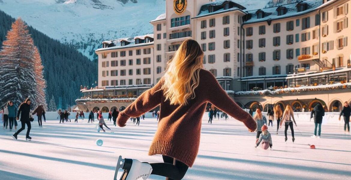 Ice Skating St. Moritz