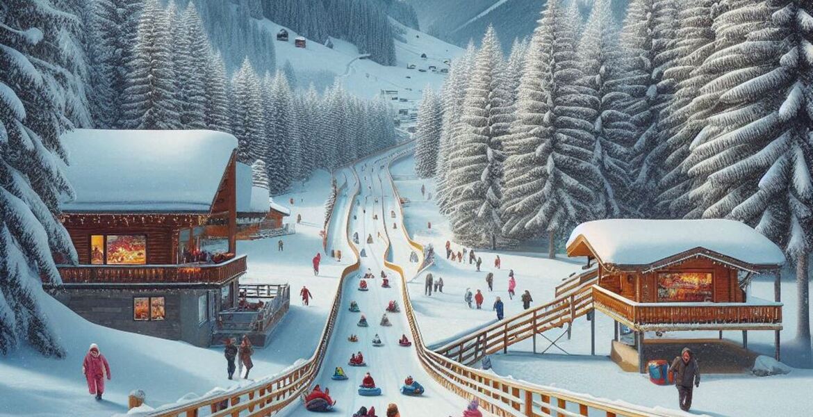 Tobogganing Slopes Engadine